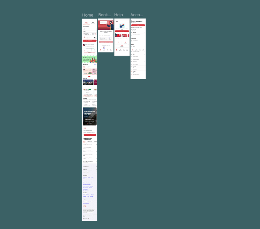 RedBus - Mobile App UI Design